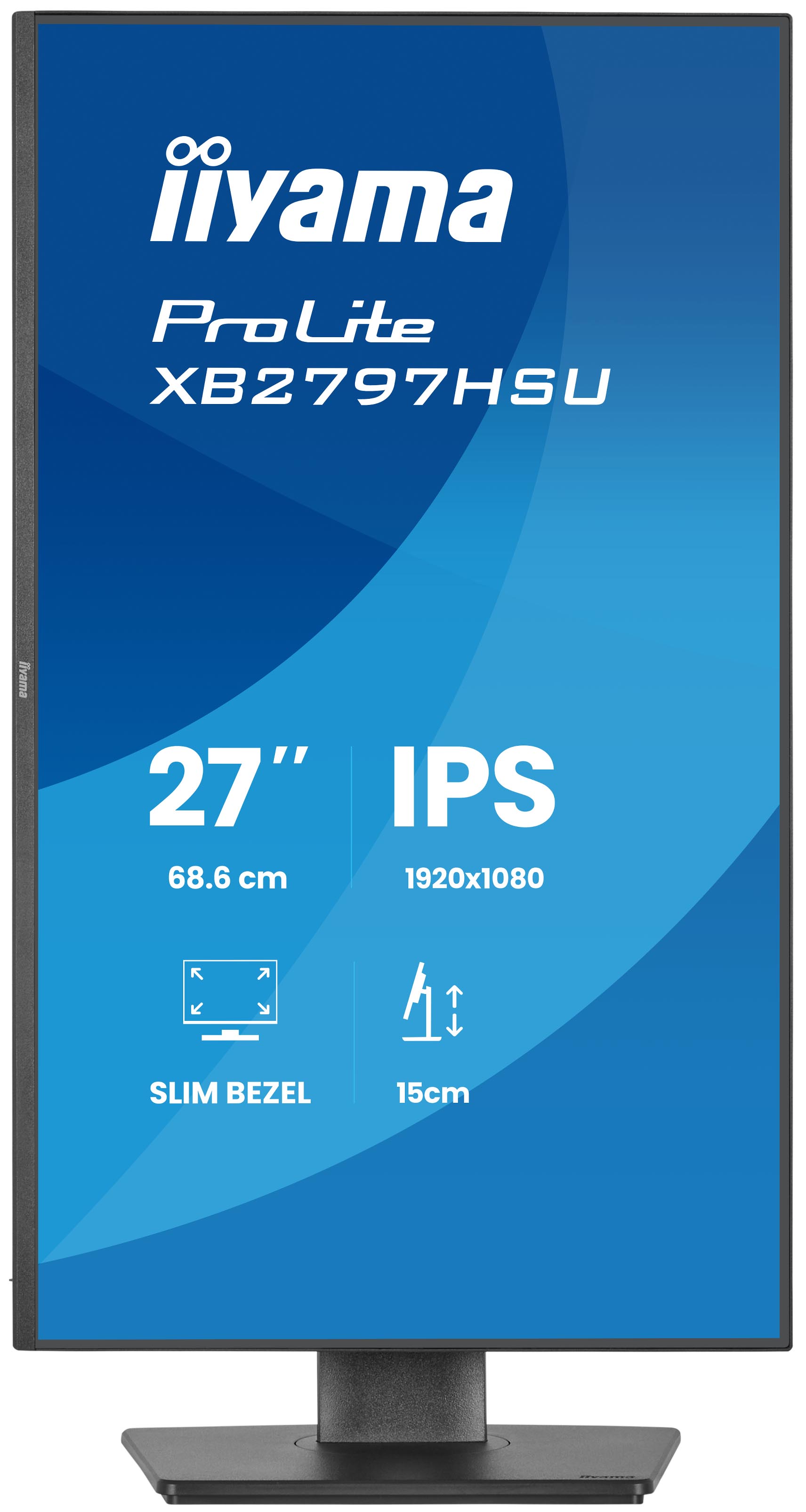 iiyama LED ProLite XB2797HSU-B1 68.6 cm (27")