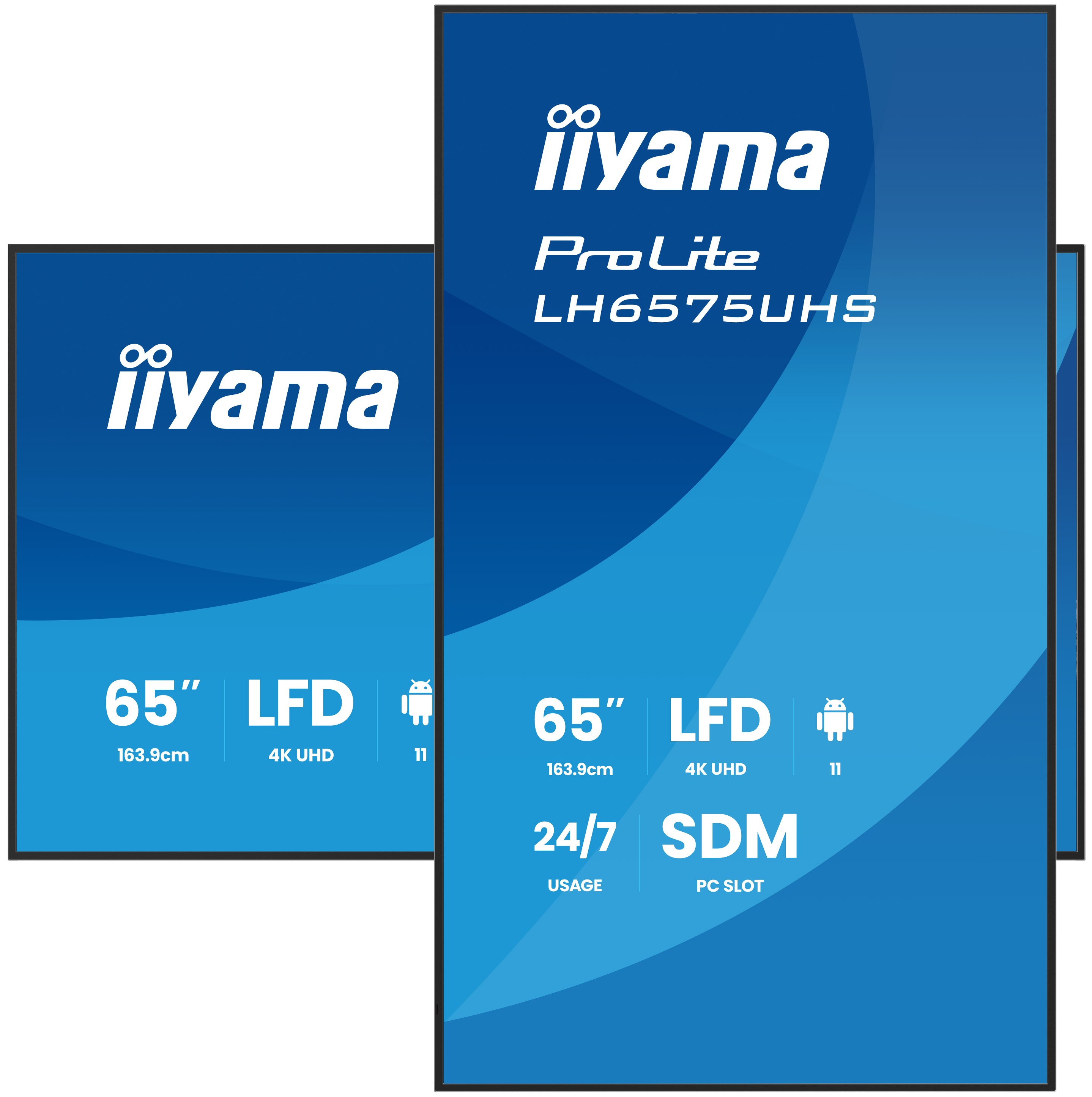 iiyama LED ProLite LH6575UHS-B2AG 164 cm (64.5")