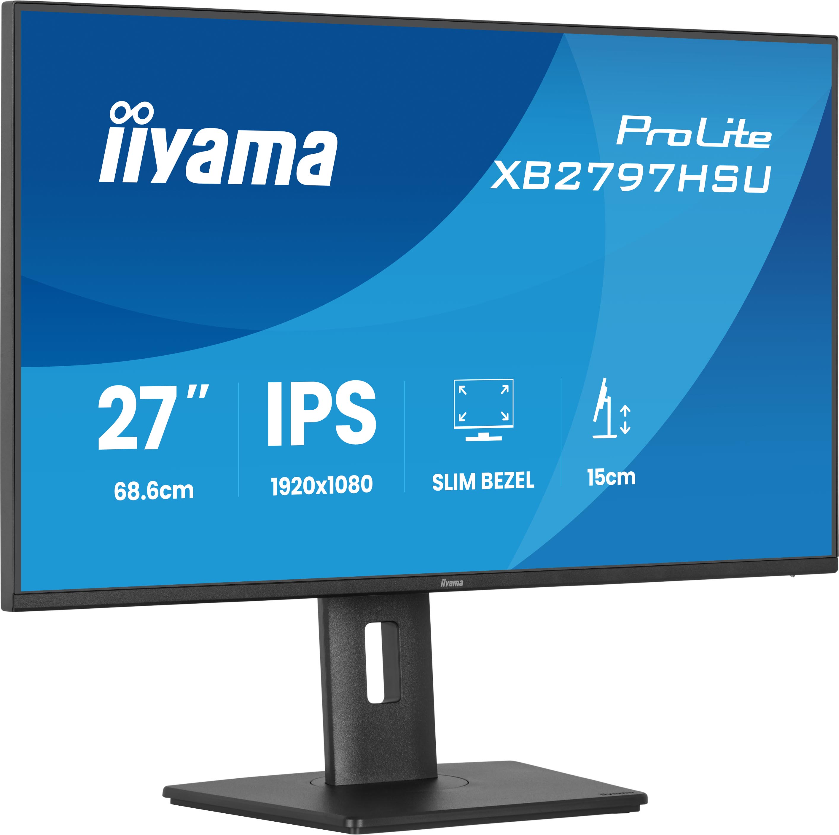 iiyama LED ProLite XB2797HSU-B1 68.6 cm (27")